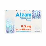 ALZAM ALPRAZOLAM 0.50MG 60TABS