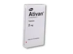 ATIVAN LORAZEPAM 2MG 40TABS