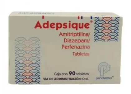 ADEPSIQUE AMITRIPTYLINE-DIAZEPAM-PERPHENAZINE 10/3/2MG 90TABS