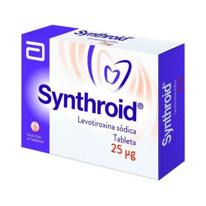 SYNTHROID LEVOTHYROXINE 25MCG 30TABS