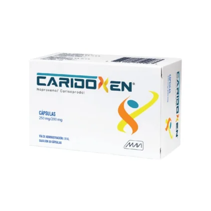 CARIDOXEN CARISOPRODOL/NAPROXEN 250/200MG 30CAPS