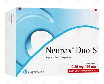 NEUPAX DUO S ALPRAZOLAM-SULPIRIDE 0.25/0.50MG 30TABS