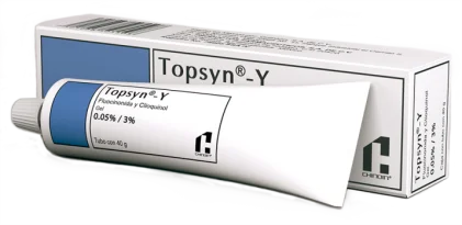 LIDEX GEL (TOPSYN Y IN MEXICO) FLUOCINONIDE-CLIOQUINOL 0.05/3% 40GR