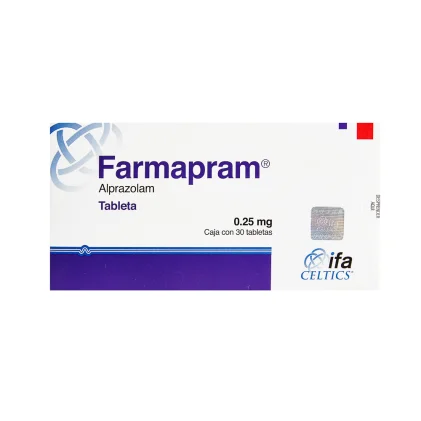 FARMAPRAM ALPRAZOLAM 0.25MG 30TABS
