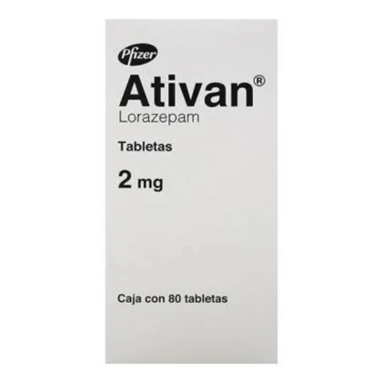 ATIVAN LORAZEPAM 2MG 80TABS