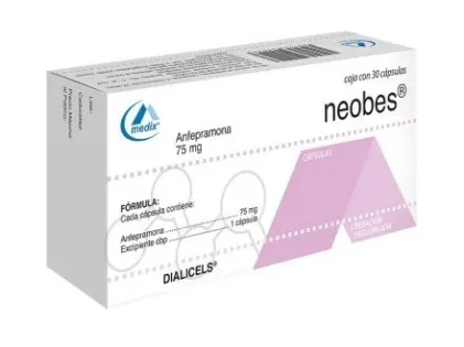 NEOBES AMPHEPRAMONE 75 MG 30CAPS XR