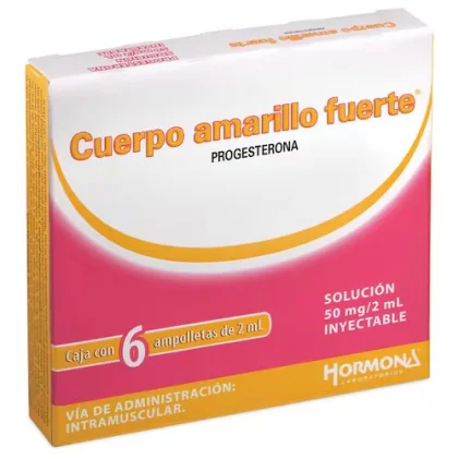 CUERPO AMARILLO FUERTE 50MG/2ML 6AMPOULES