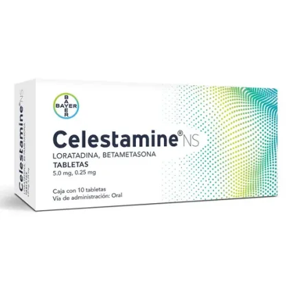 CELESTAMINE NS LORATADINE-BETAMETHASONE 5/0.25MG 10TABS