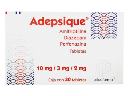 ADEPSIQUE AMITRIPTYLINE-DIAZEPAM-PERPHENAZINE 10/3/2MG 30TABS