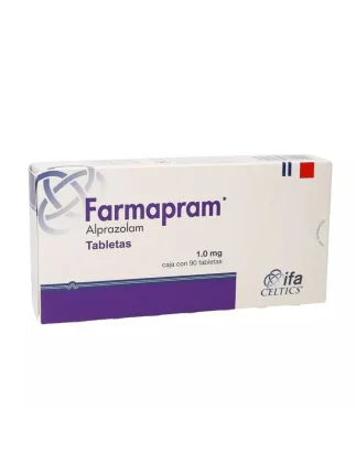 FARMAPRAM ALPRAZOLAM 1MG 90TABS