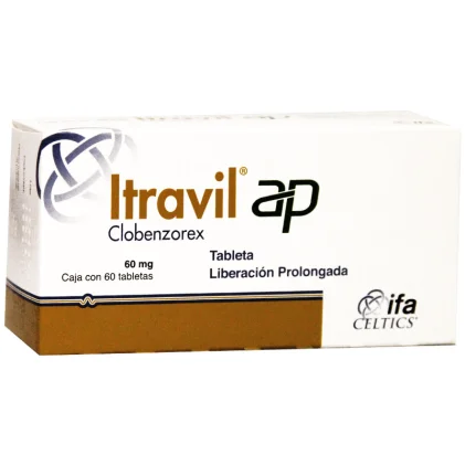 ITRAVIL AP CLOBENZOREX 60MG 60TABS XR