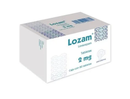 LOZAM LORAZEPAM 2MG 80TABS