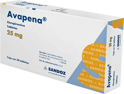 AVAPENA CHLOROPYRAMINE 25MG 20TABS